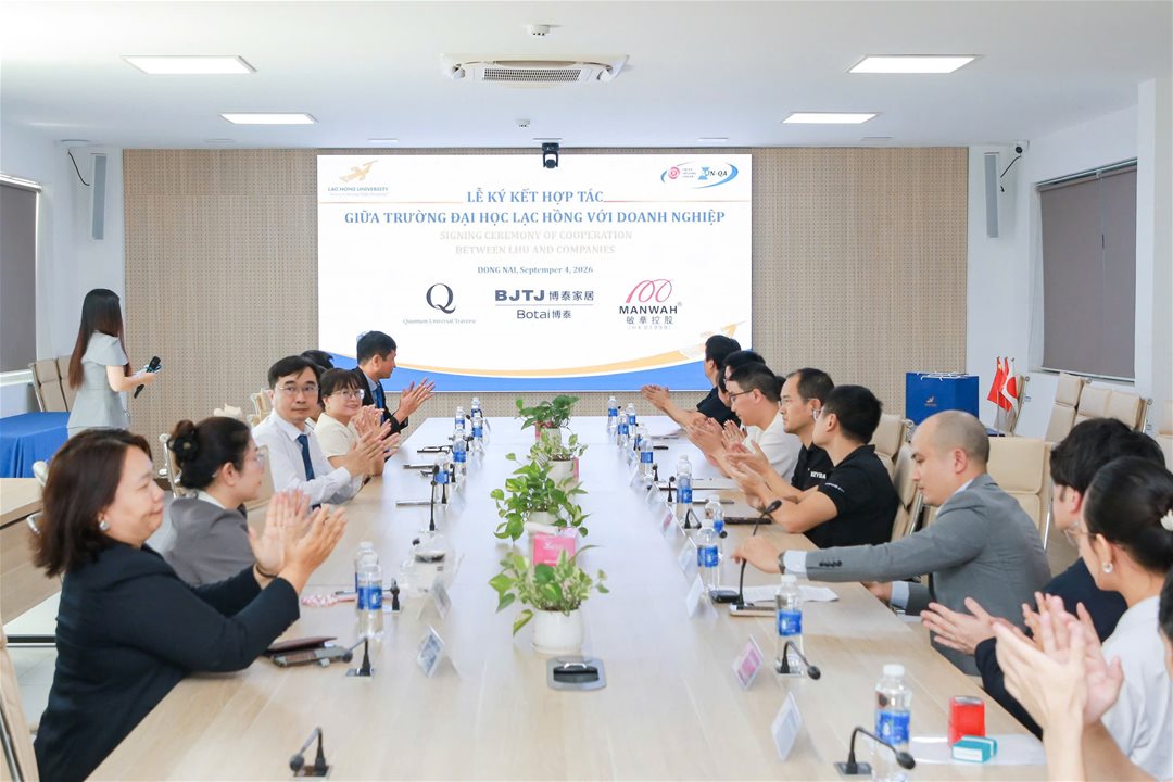 Trường Đại học Lạc Hồng và các doanh nghiệp tại Lễ ký kết hợp tác năm học 2026 – 2027