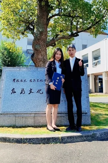 Thanh Hương làm việc tại Hiroshima, Nhật Bản